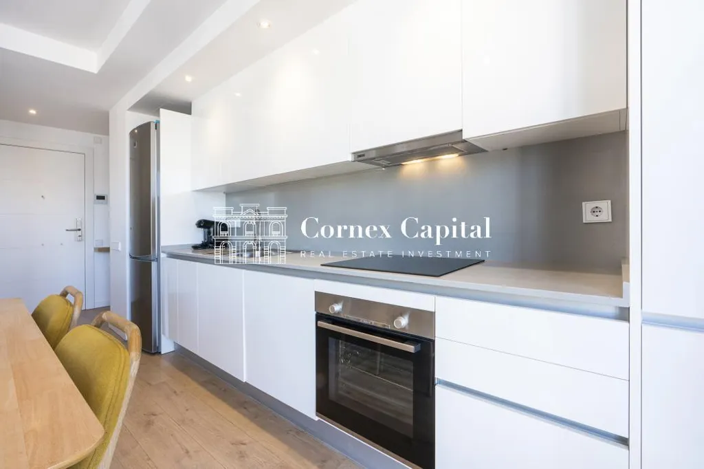 Köök - Apartment with Pool in Poblenou, Barcelona