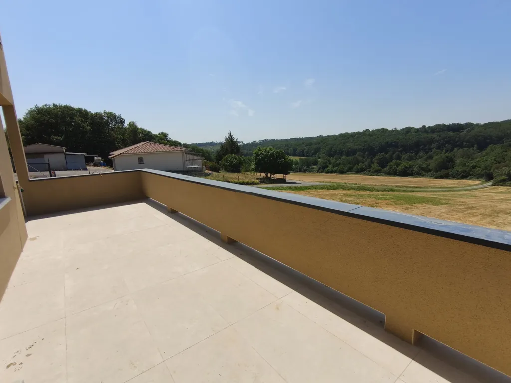 Balcon - Appartement Neuf T3 avec Balcon et Jardin à l'Isle Jourdain