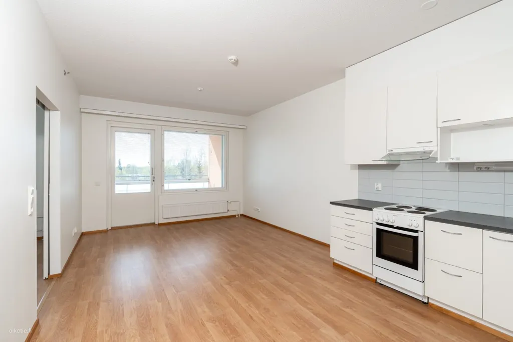 Köök - Top-Floor Flat with Private Sauna in Takahuhti