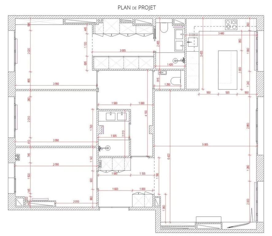 Plan - Appartement Luxueux avec Balcon à Neuilly-sur-Seine