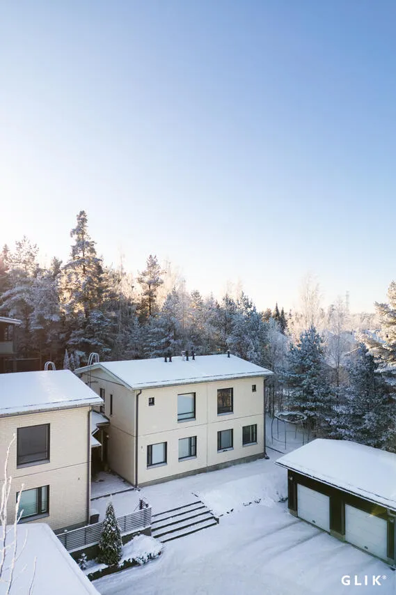 Vue aérienne - Modernised House with Sauna in Kangasala