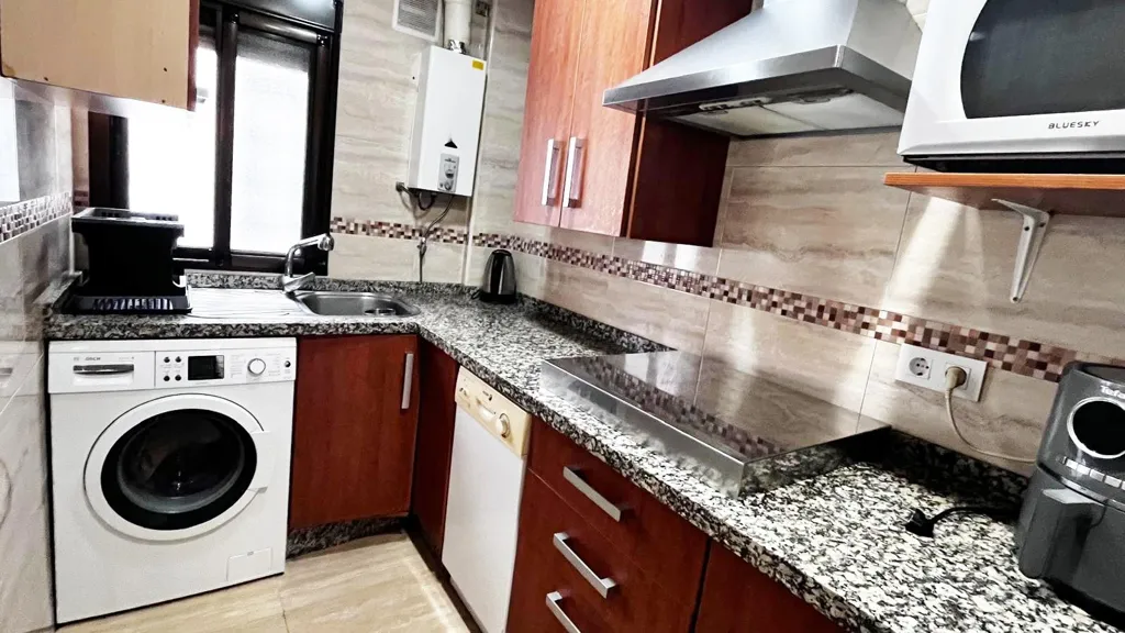 Cuisine - 2-Bedroom Apartment with Air Conditioning in Viñuela
