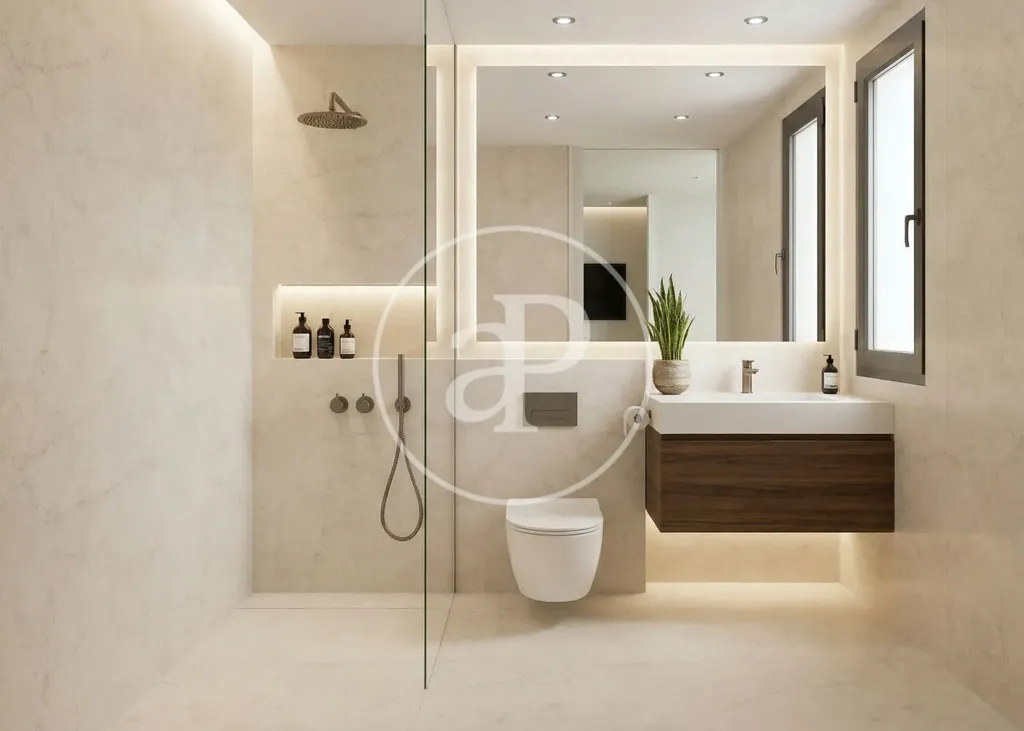 Salles de bain - Modern Apartment with Pool in Salamanca, Madrid