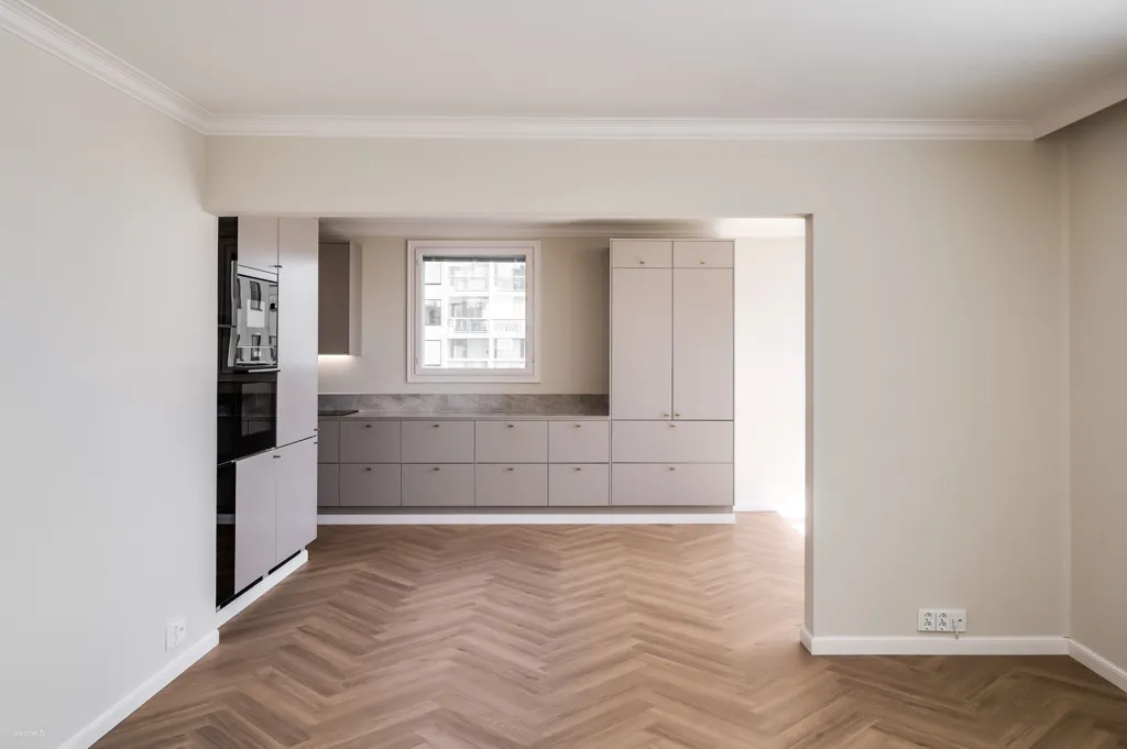 Küche - Fully Renovated Apartment with River Views in Oulu