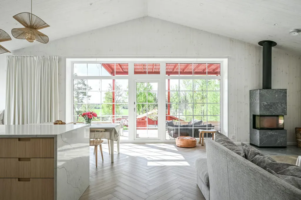 Séjour - Passiv House Villa with Garden in Taxinge