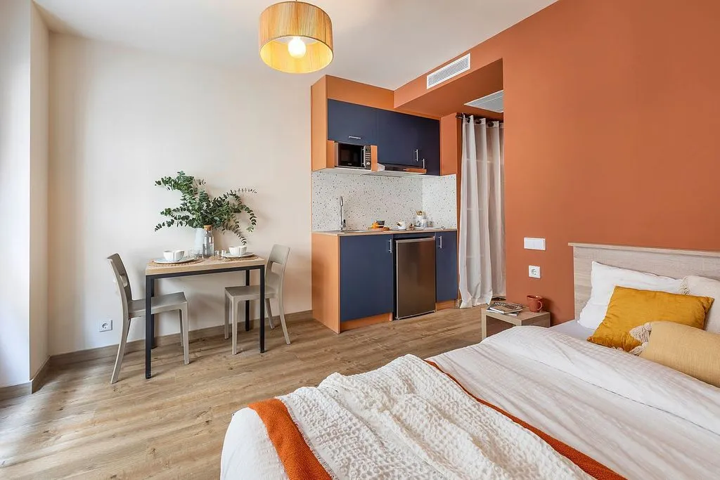Chambres - Student Studio with Air Conditioning in Poblats Marítims