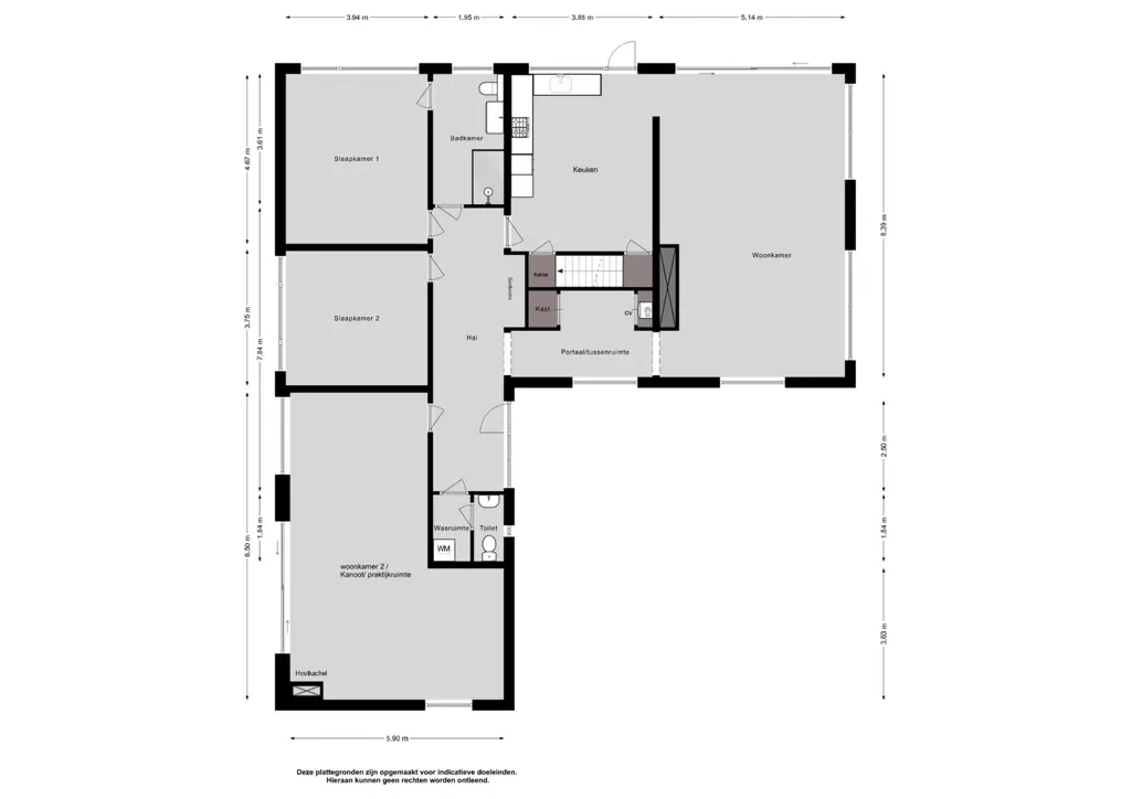 Plaan - Spacious Detached House with River View in Westdorpe