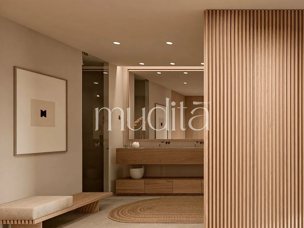 Hallway - Contemporary Villa with Pool in Teià