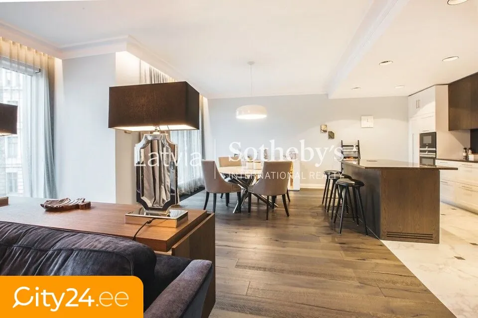 Soggiorno - Fully Furnished Flat with Balcony in Riga Centre