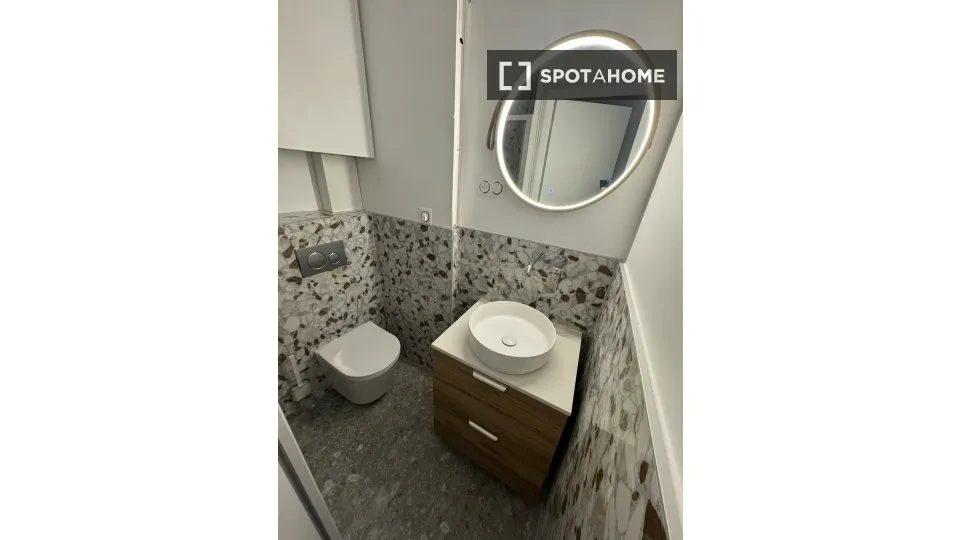 Salles de bain - Appartement à Auteuil-Sud, Paris