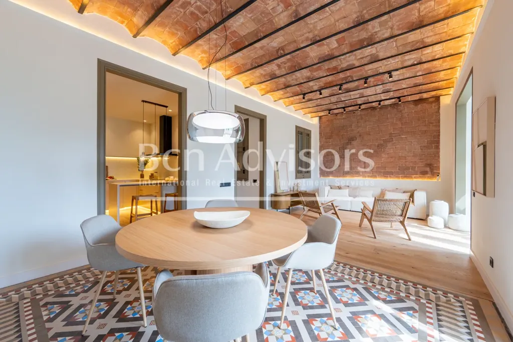 Söögituba - Refurbished Apartment with Original Features in Eixample