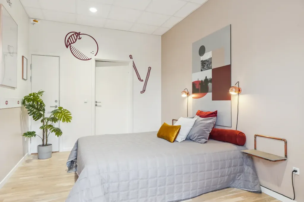 Chambres - Modern Flat with Balcony in Taffeltårnet, Spritten