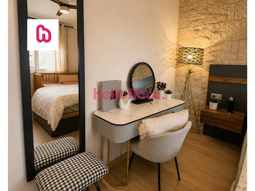 Bedrooms - Apartment with Balcony in Can Rull, Sabadell