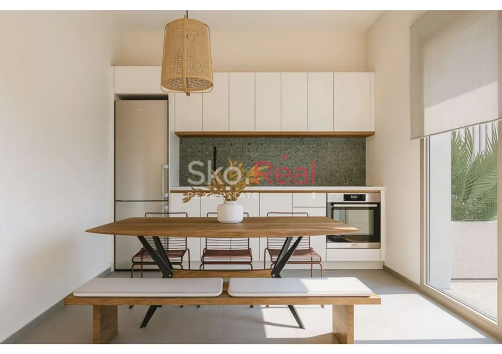 Köök - Corner Apartment with Garden in Thermi Centre