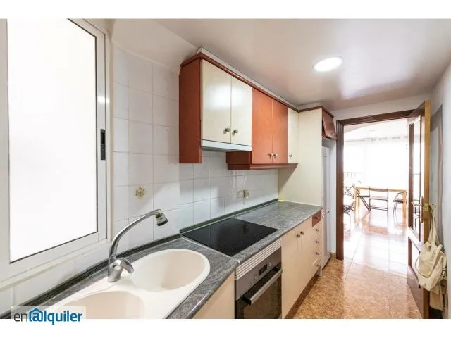 Cuisine - Twin-Balcony Apartment in L'Eixample