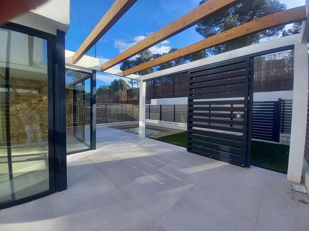 Terrass - New Villa with Pool in Cala Tarida, Ibiza