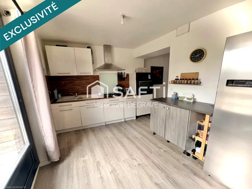 Cuisine - Maison Charmante avec Terrasse à Lillers