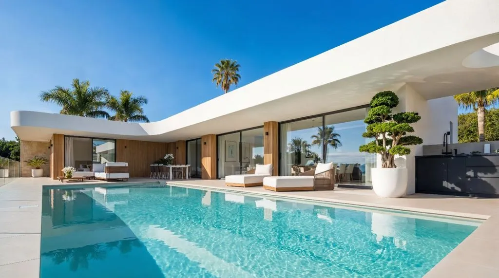 Piscine - Luxury Villa with Sea View in Calpe