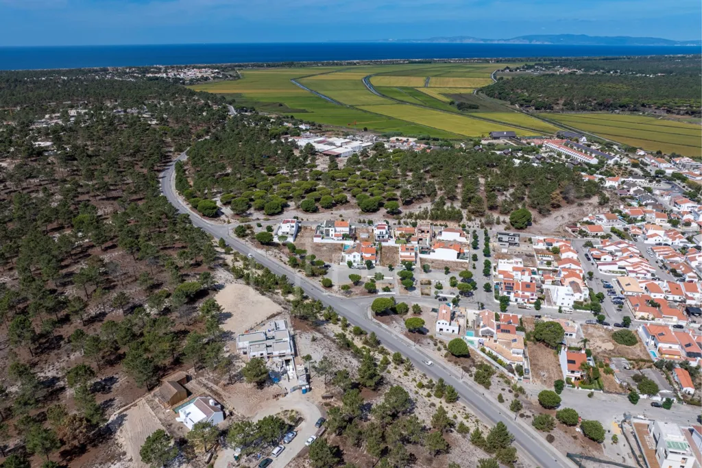 Aerial - Plot with Potential for Villa in La Reserve, Carvalhal