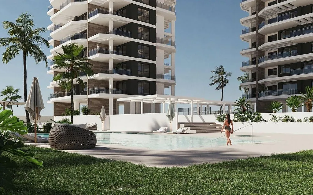 Piscine - Newly Built Apartments with Sea View in Calpe