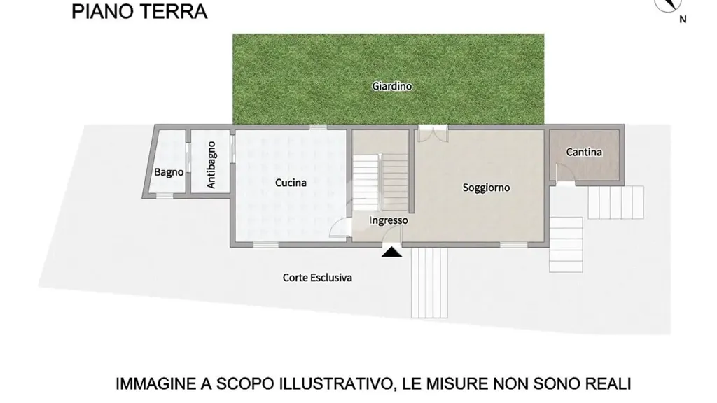 Floor Plan - Rustic House with Garden in Sant'Elpidio a Mare