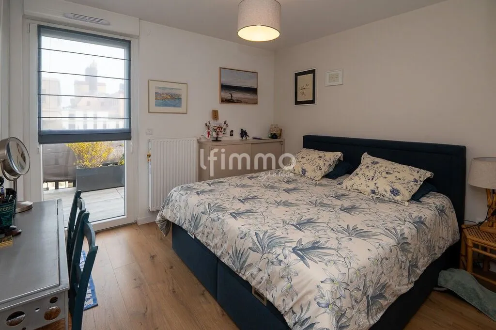 Bedrooms - Attic Apartment with Large Terrace in Schiltigheim