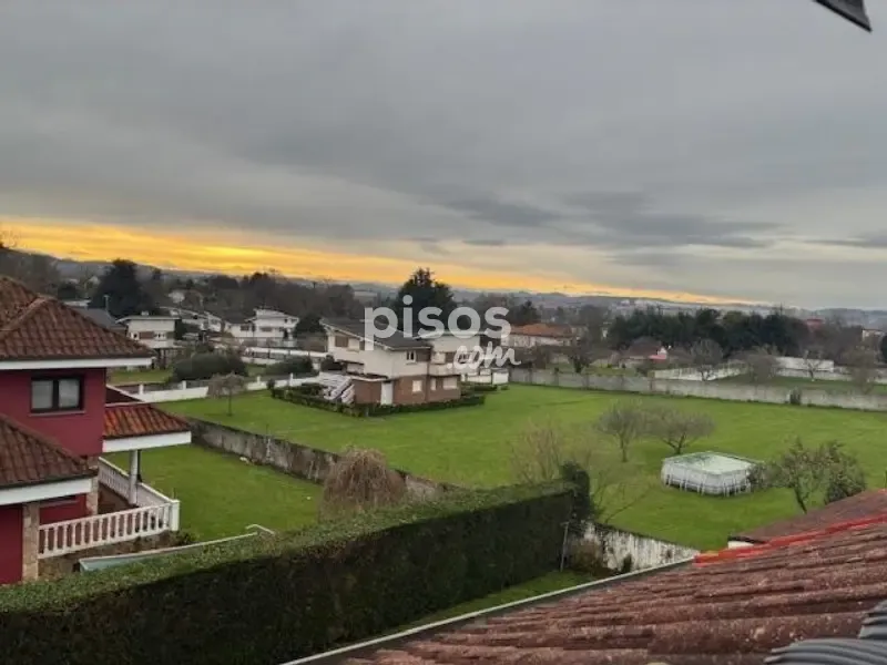 Terrass - Chalet with Garden in Somió