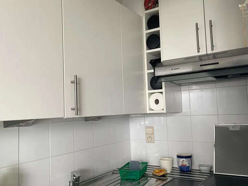 Köök - Apartment with Sea View in Westende