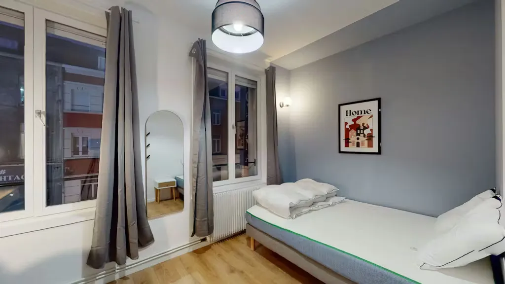 Chambres - Appartement Meublé avec Internet à Lille