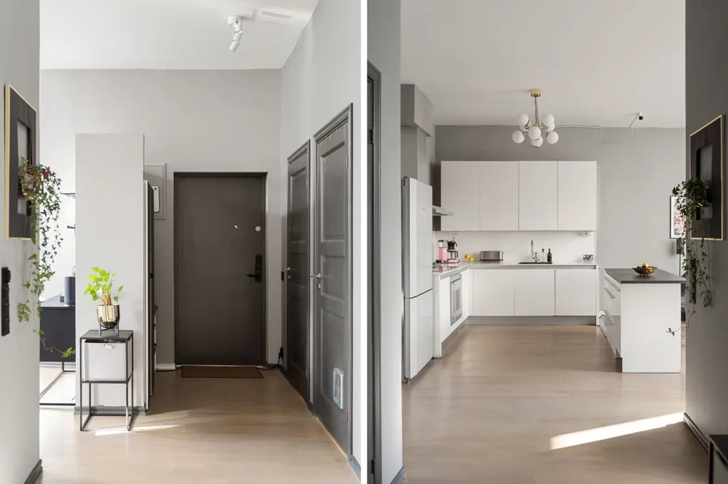 Köök - Penthouse with Impressive Ceiling Height in Fridhemsplan