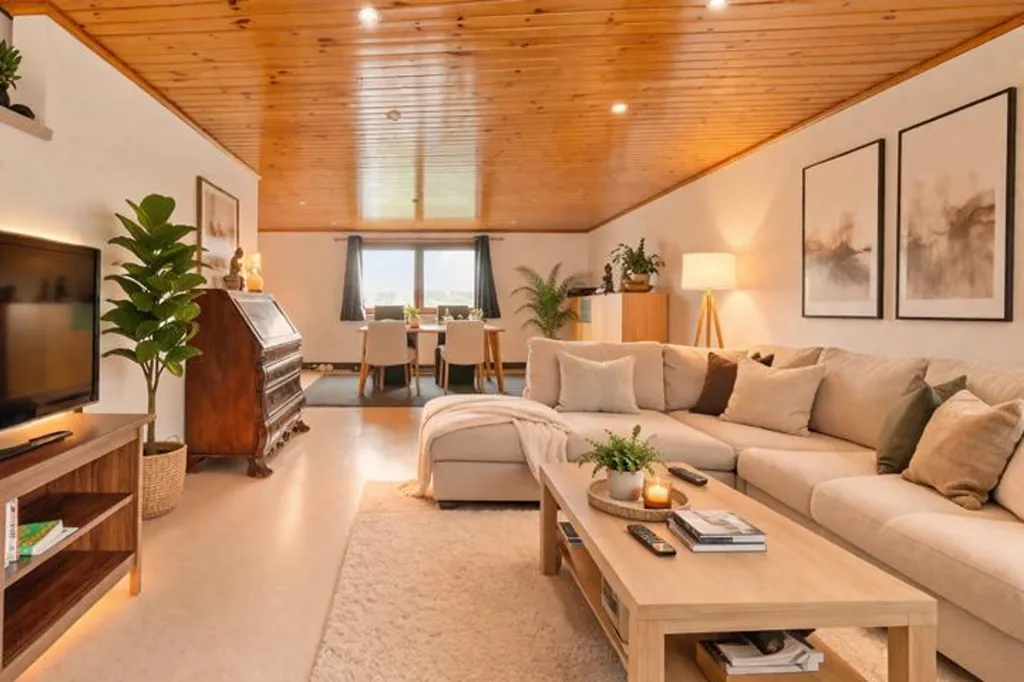 Séjour - Immeuble de Rendement avec Appartements et Local Commercial à Overmere