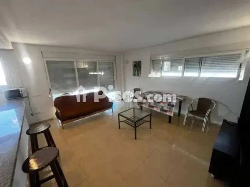 Living Room - Apartment with Sea View in Cala de Bou