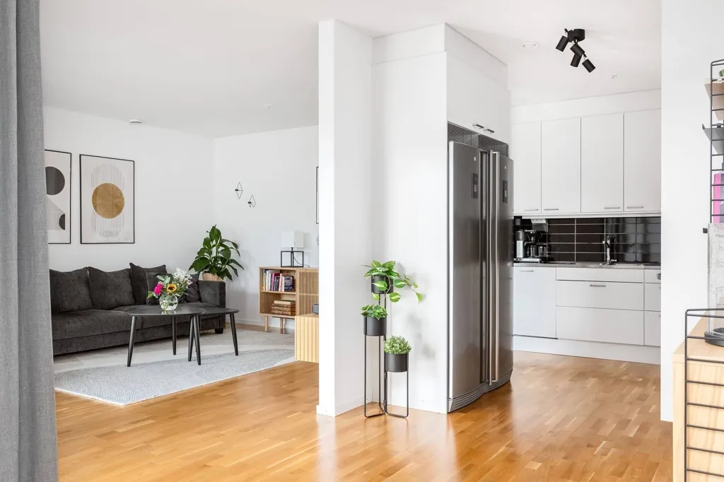 Living Room - Stylish Apartment with Balcony in Södra Ekkällan