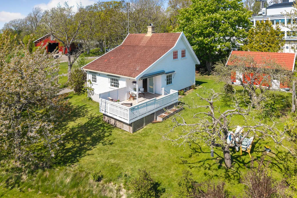 Vue aérienne - Maison 4 pièces à Tjøme