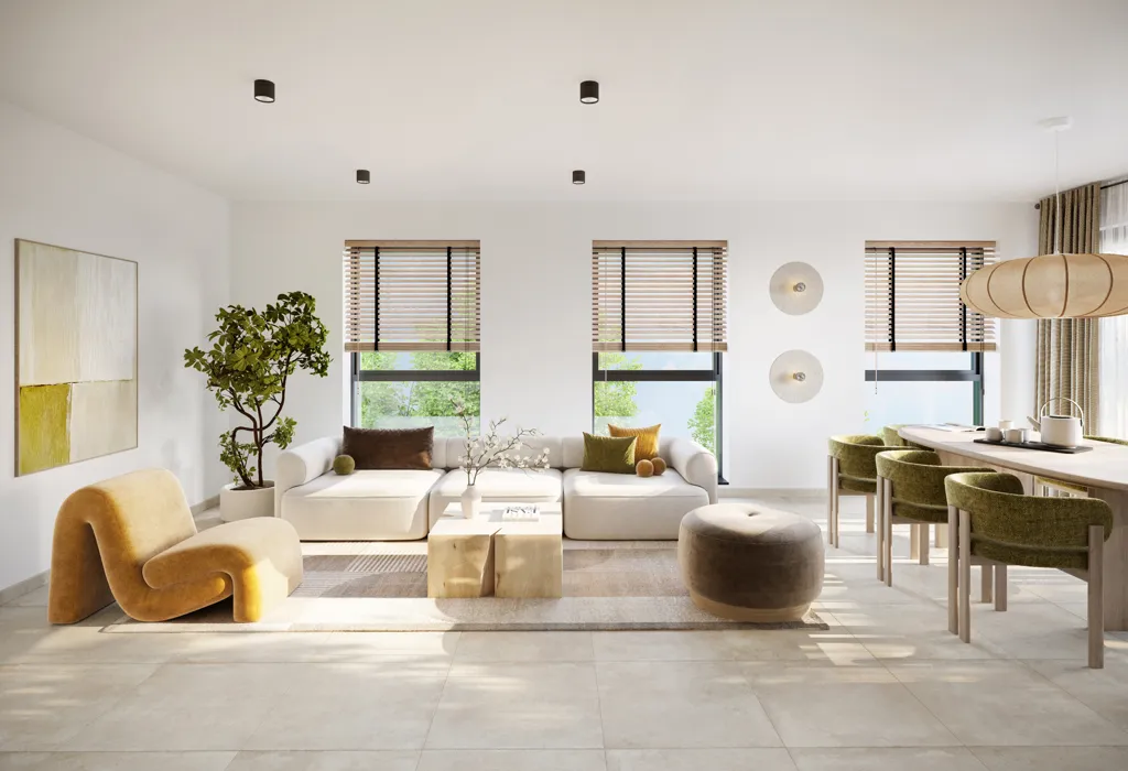 Séjour - Appartement avec terrasse à Oostakker
