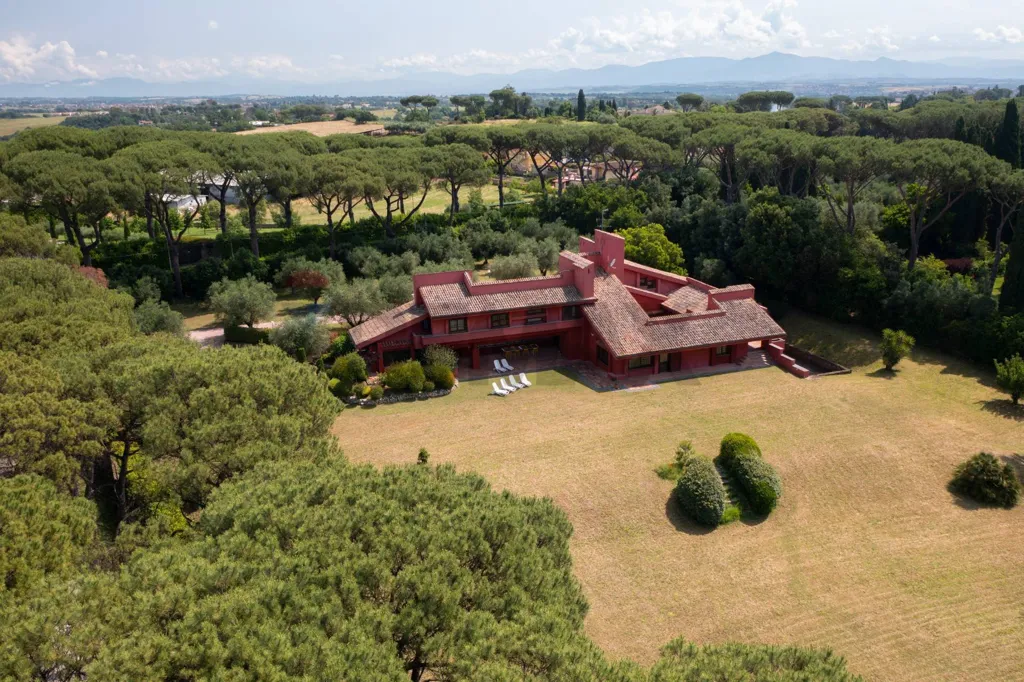 Õhuvaade - Villa with Mountain View in Parco di Veio