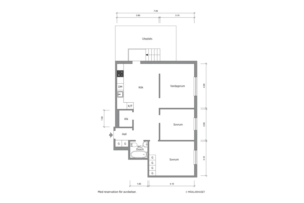 Plaan - Townhouse with Garden in Central Location