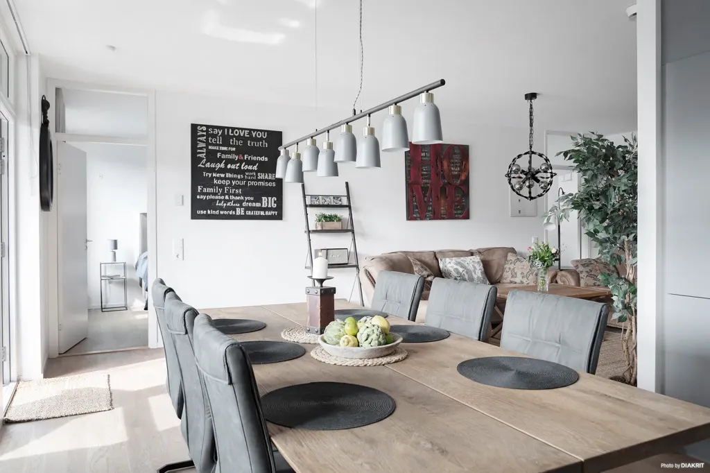 Sala da pranzo - Modern Flat with West-Facing Balcony in Skåne