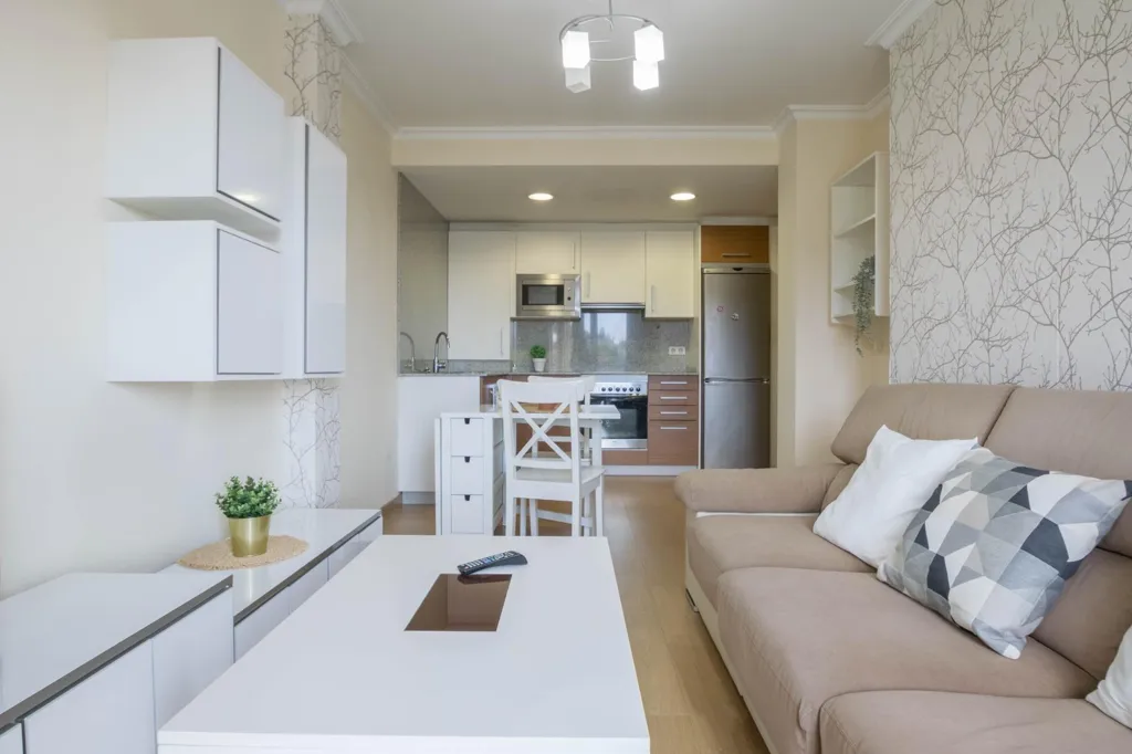 Séjour - T4 Apartment with Garage in Cambre