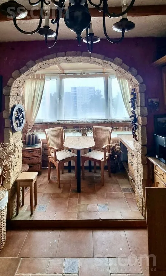 Sala da pranzo - 3-Bedroom Flat with Unique Layout in Olaine