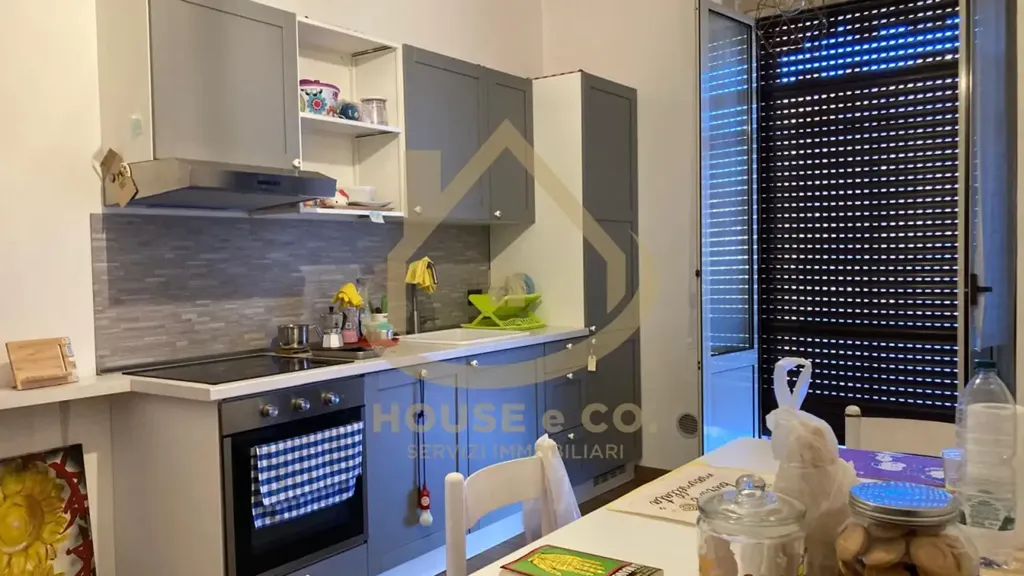 Cuisine - Rearranged Studio with Balcony in Vigevano