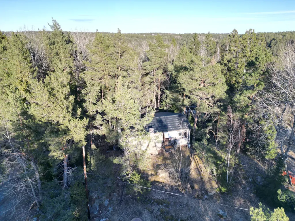 Vue aérienne - Plot for Villa with Forest View in Härsbacka