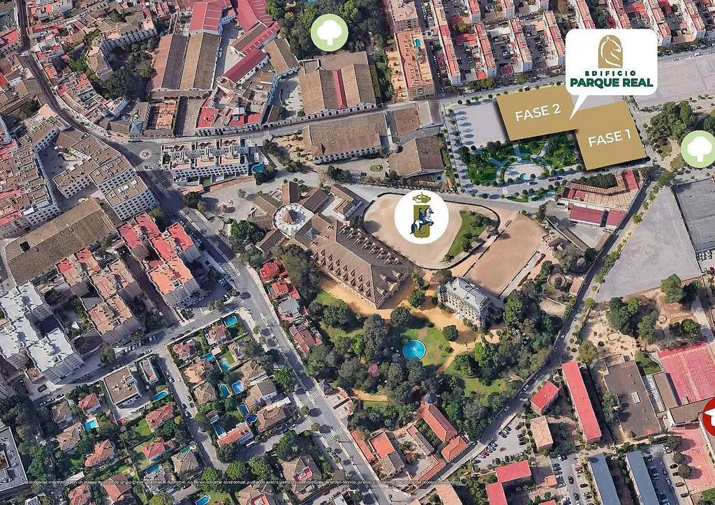 Vue aérienne - New Flat with Pool in Jerez de la Frontera