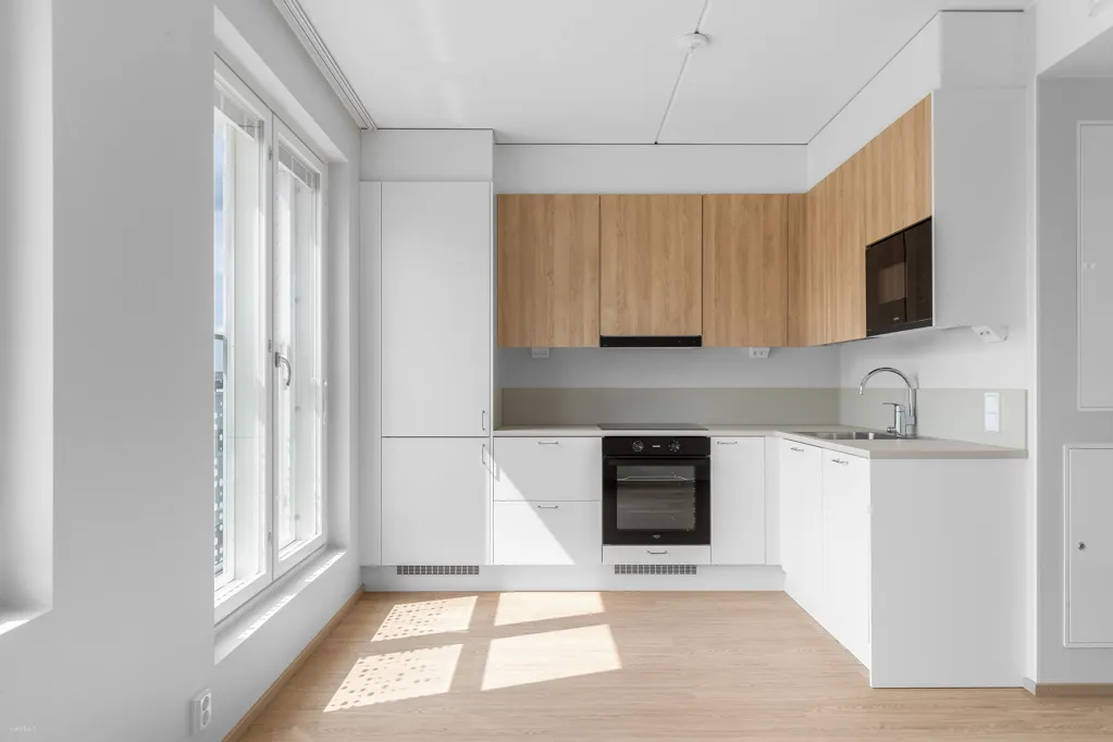 Cucina - Modern Studio with Green Setting in Postipuisto
