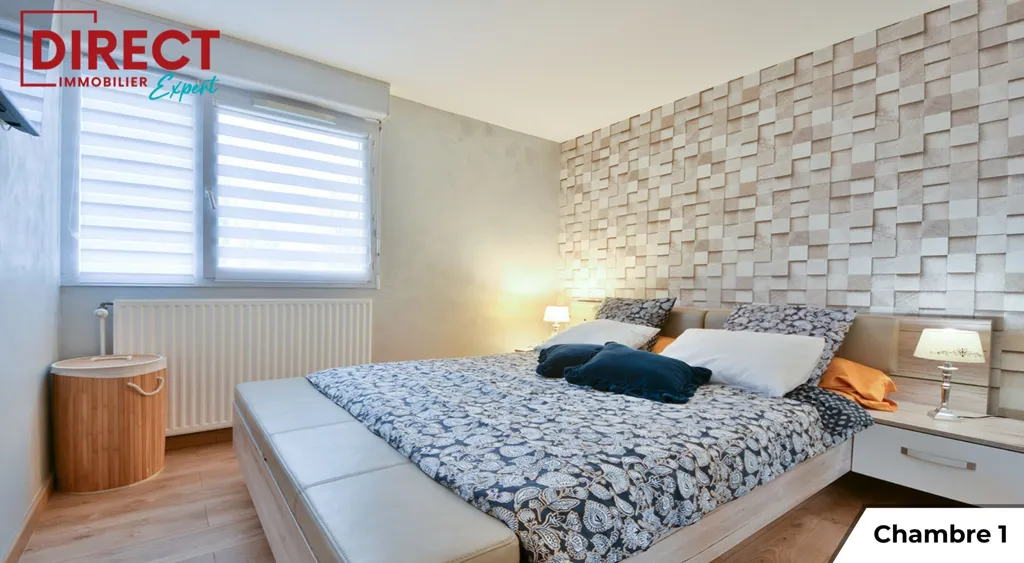 Bedrooms - Apartment with Balcony in Créteil Pointe du Lac