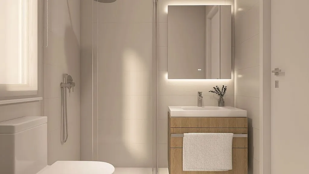 Salles de bain - Contemporary Flat with Private Pool in San Diego, San Javier