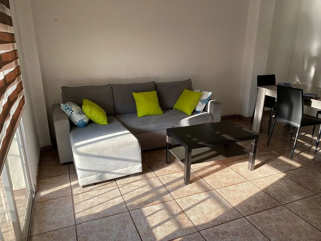 Living Room - Brightly Lit Flat with Terrace in Dr. Manuel Candela
