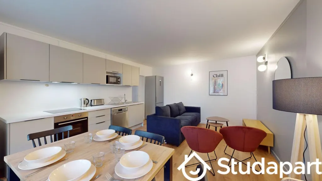 Dining Room - Room in 4-Bed Colocation with Tram Access in Asnières