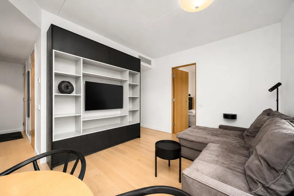 Séjour - Penthouse with South-Facing Balcony in North Tallinn