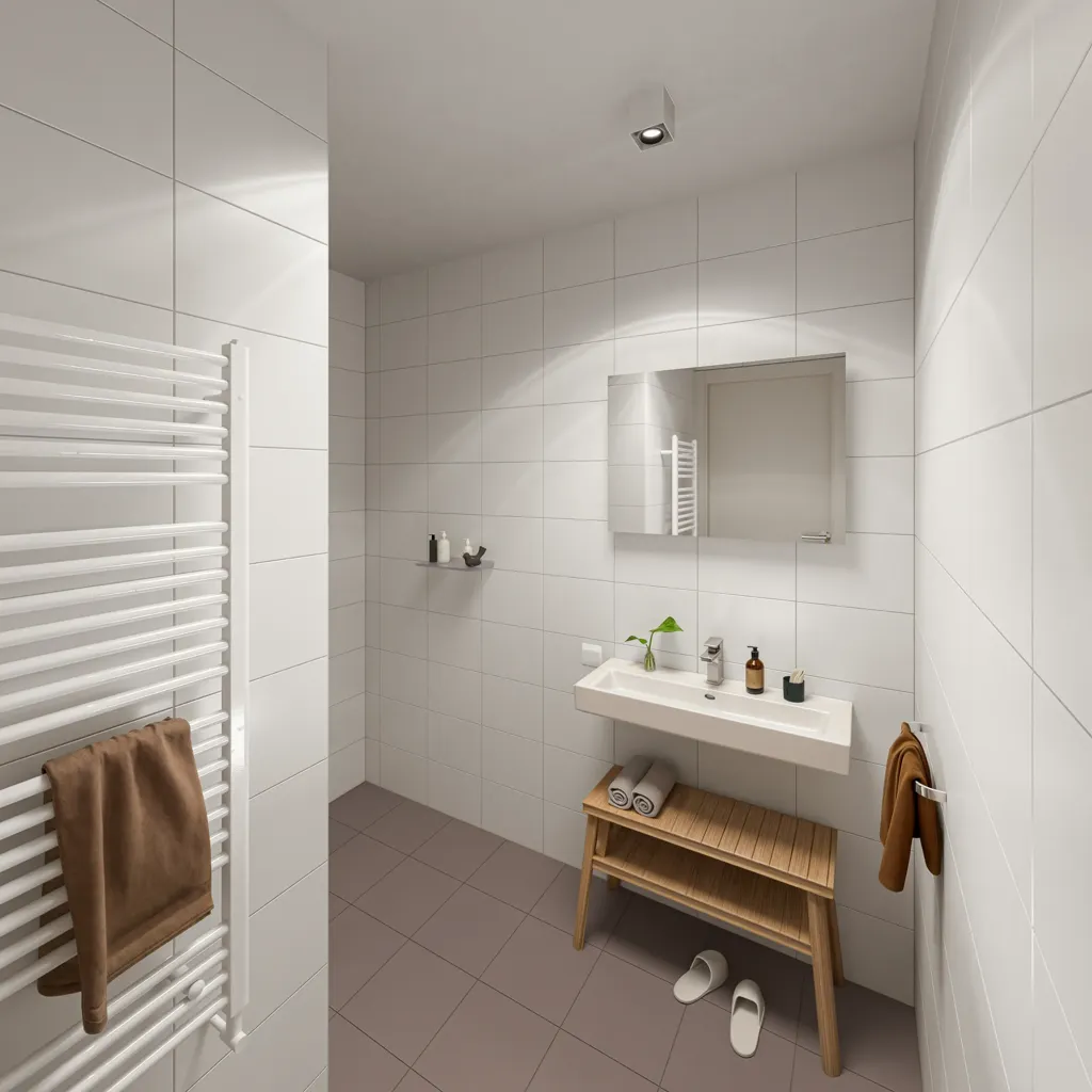 Bathrooms - Modern Apartment with Balcony in Binckhorst